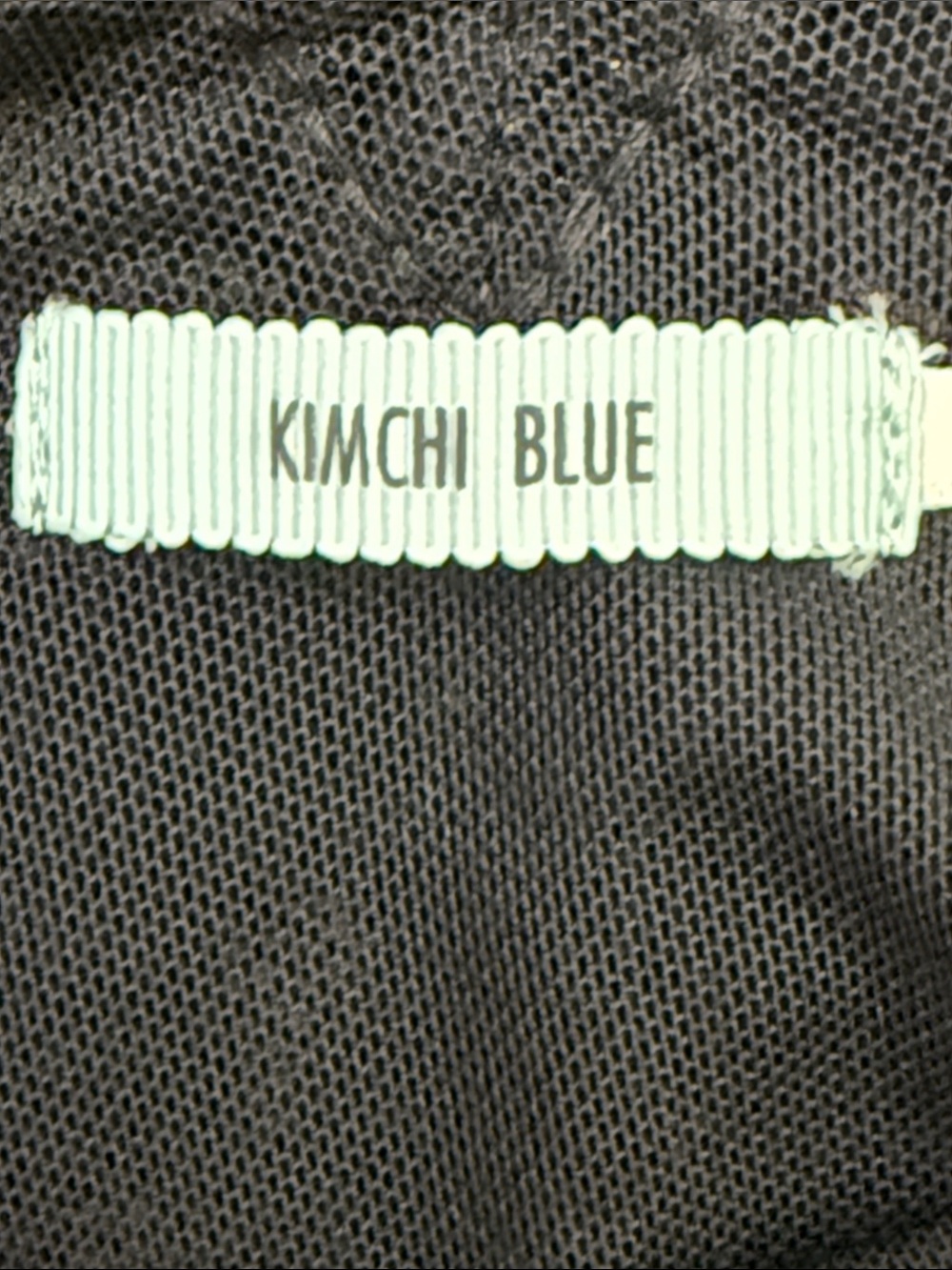 Kimchi Blue Black Lace V-Neck Women's Top, Size Medium - Picture 5 of 10